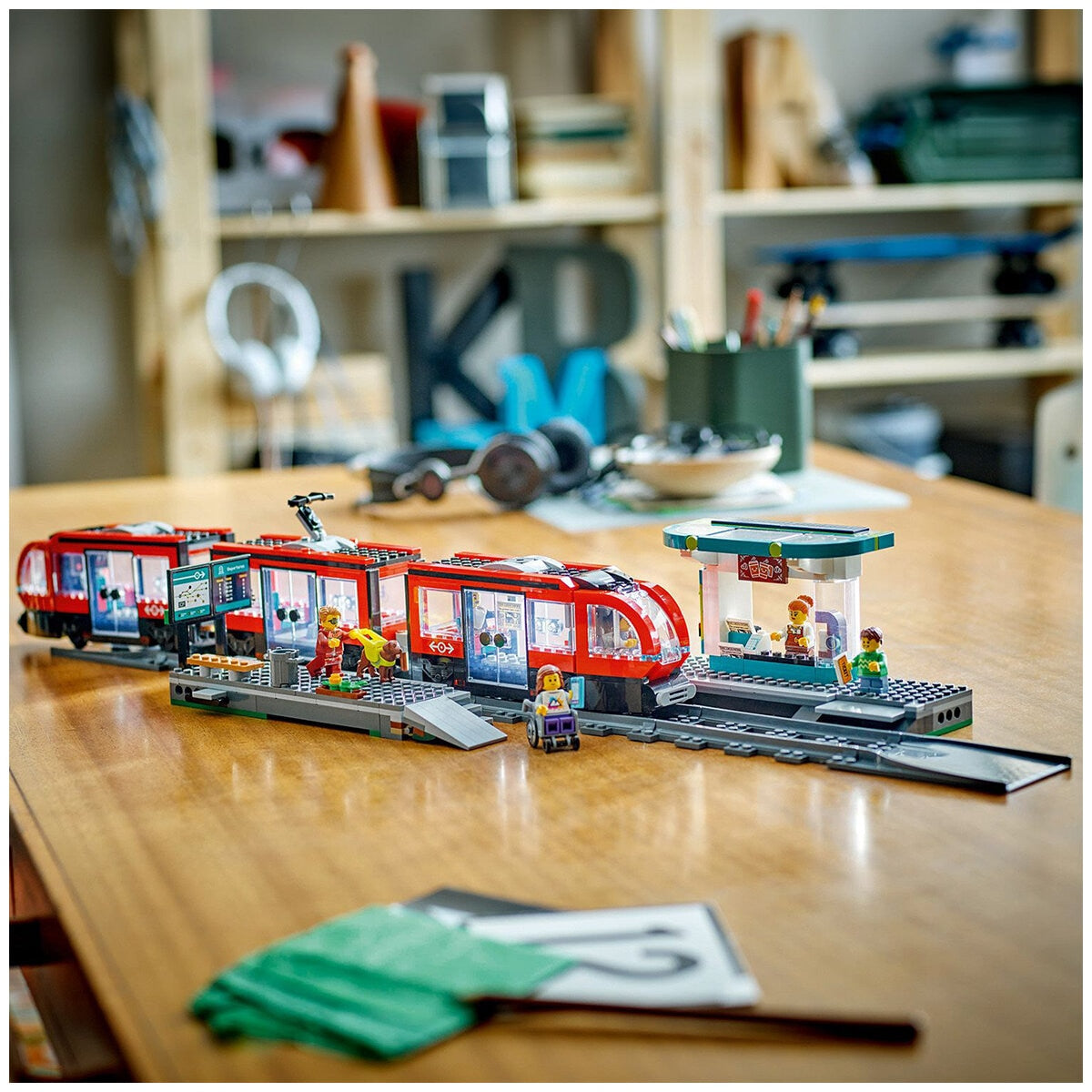 LEGO City Downtown Tram And Station Toy Set 60423