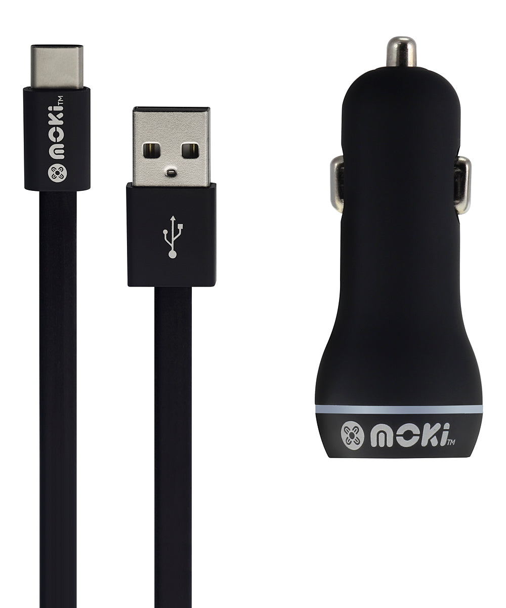 MOKI Type-C SynCharge Cable + Car Charger