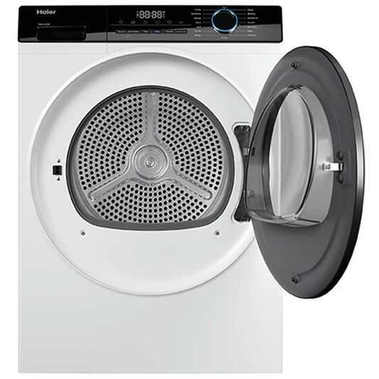 Haier 8kg Heat Pump Dryer H300 HDHP80AW1 - Hinged On Energy Efficiency & Gentle Drying – view 2