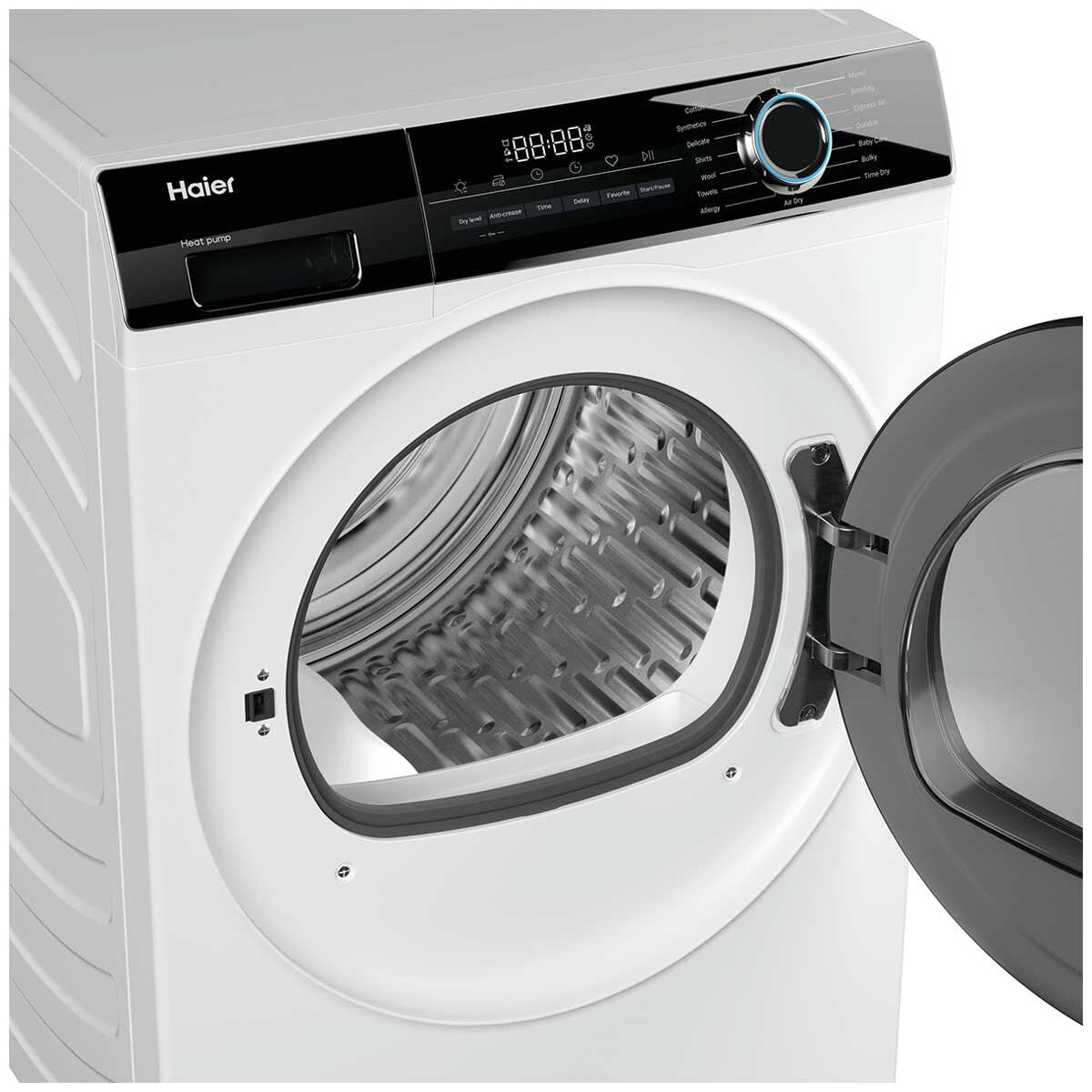 Haier 8kg Heat Pump Dryer H300 HDHP80AW1 - Hinged On Energy Efficiency & Gentle Drying