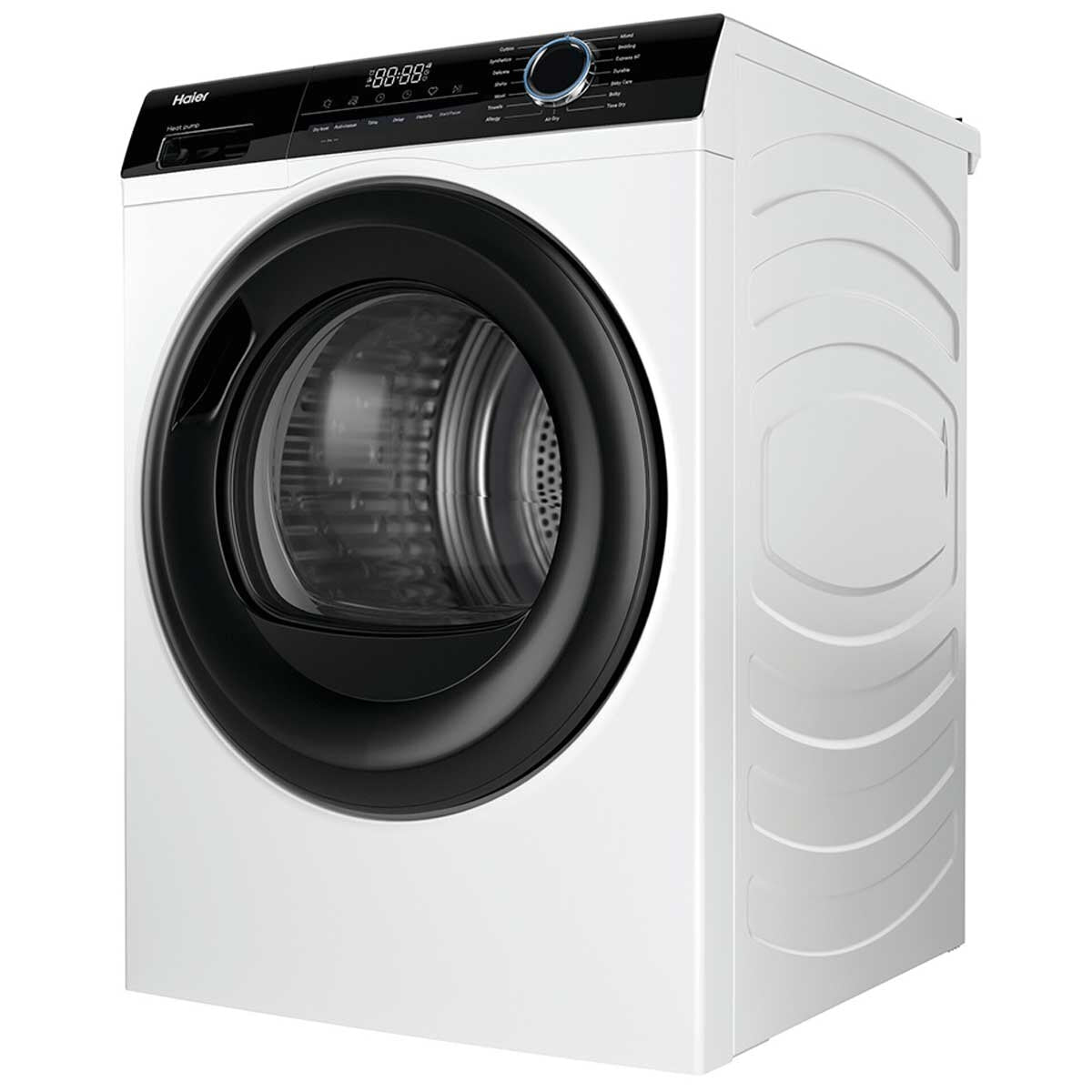 Haier 8kg Heat Pump Dryer H300 HDHP80AW1 - Hinged On Energy Efficiency & Gentle Drying