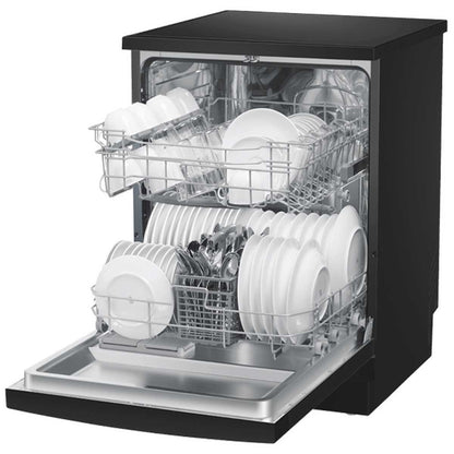 Haier 60cm Freestanding Dishwasher Black HDW13V1B1