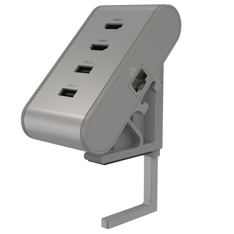 ZGO ZHub Dual Video HDMI With USB-C Power Adapter Silver ZGO-ZHUB-SL - Auzzistore
