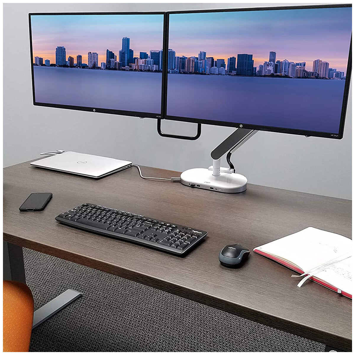 ZGO ZDock Dual Video USB Docking Station White ZGO-ZDOCK-WH