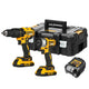 DeWALT 18V XR Brushless Drill and Impact Driver Kit 2.0Ah Battery
