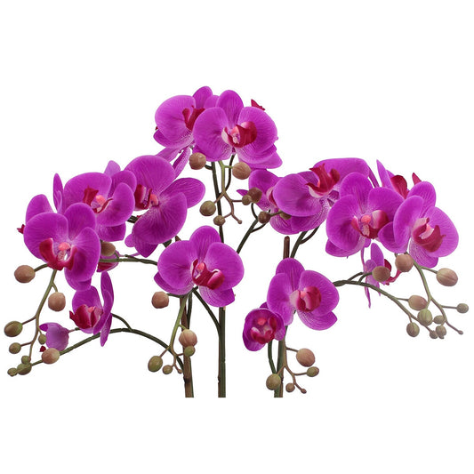 CG Hunter Faux Phalaenopsis Orchid Arrangement Pink 61cm – view 2 - Auzzistore