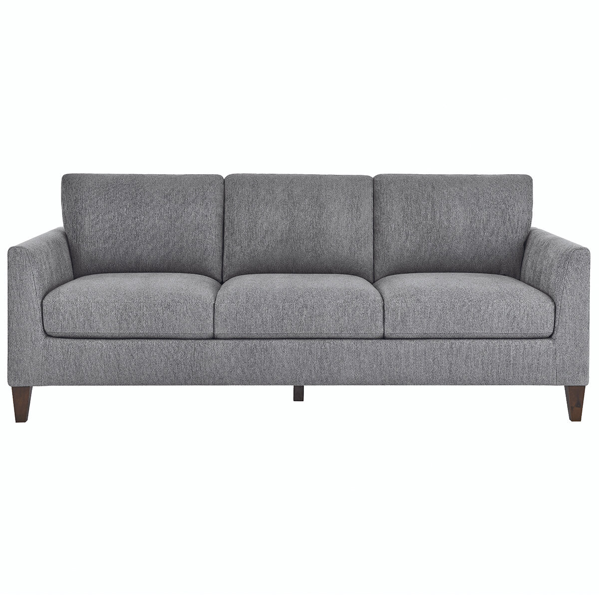 Lillian August Stationary Fabric Sofa with Nailhead Trim & Down Blend Cushions