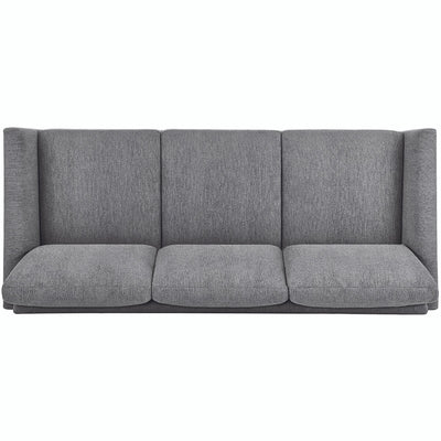 Lillian August Stationary Fabric Sofa with Nailhead Trim & Down Blend Cushions