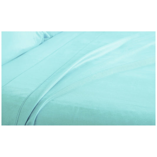 Ramesses 2000 Thread Count Bamboo Single Sheet Set Aqua – view 2