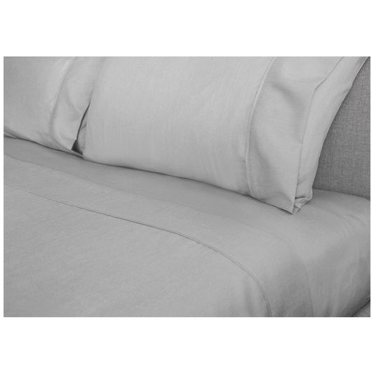 Ramesses 2000 Thread Count Bamboo Single Sheet Set Silver – view 2