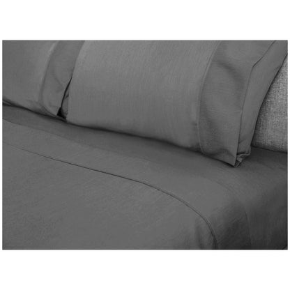 Ramesses 2000 Thread Count Bamboo Double Sheet Set Charcoal
