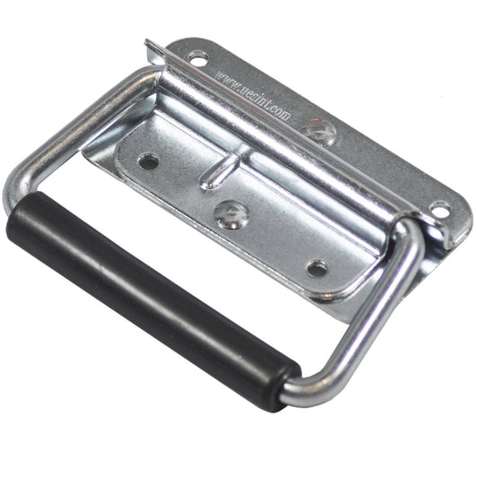 Goliath Zinc Plated Steel Spring Loaded Chest Handle 112mm PVC Grip - Auzzistore