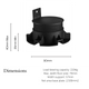 Builders Edge Minifoot Pedestal Feet 25-40mm Plastic Drainage Support