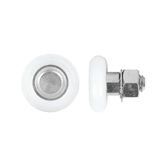 Rolltrak Convex Roller - 29mm - Acetal - Threaded Stud - 30kg Load - Auzzistore
