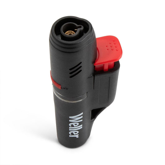 Weller Mini Butane Torch - Adjustable Windproof Flame - 1,300°C - 102mm x 150mm x 21mm – view 2 - Auzzistore