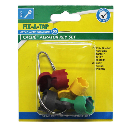 Fix a Tap Cach Aerator Key Set - 4 Keys - M24 M21.5 M18.5 M16.5 - Durable Tool – view 2 - Auzzistore