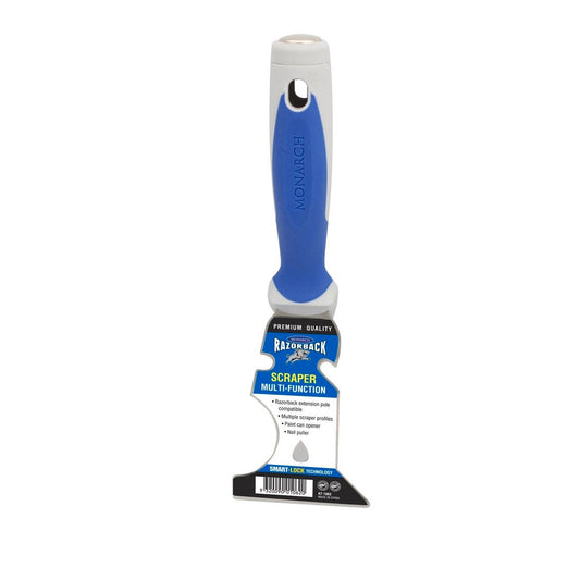 Monarch Razorback Multi Function Paint Scraper Tool - 85mm Stainless Steel - Durable Design