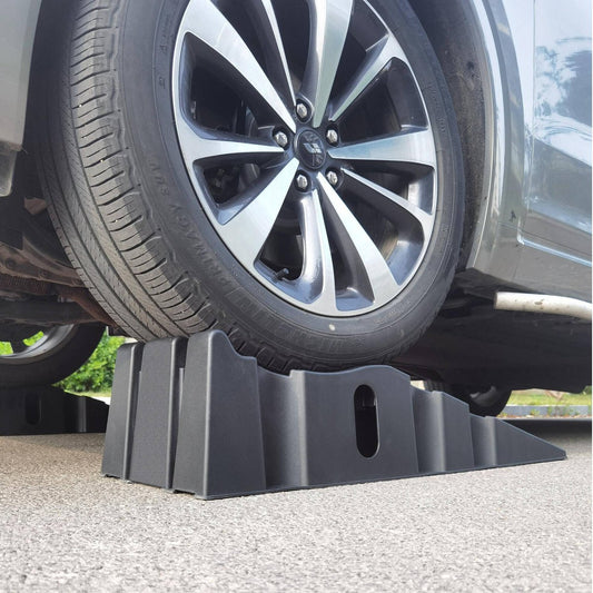 Trojan Stackable Vehicle Ramp Set - 2 Pack - 320mm x 216mm x 910mm - Durable Polyethylene – view 2