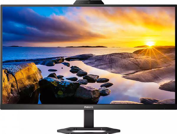 27" Philips IPS LCD Monitor with USB-C, 2560x1440, 75Hz, 4ms, and 5MP Webcam | Auzzi Store