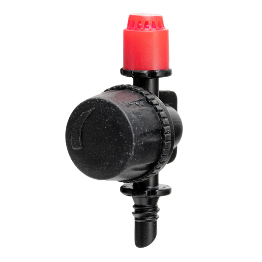 K Rain 360 Vari Flow Micro Spray 5 Pack - 4mm Connection - Black - 90mm x 12mm x 120mm - Auzzistore