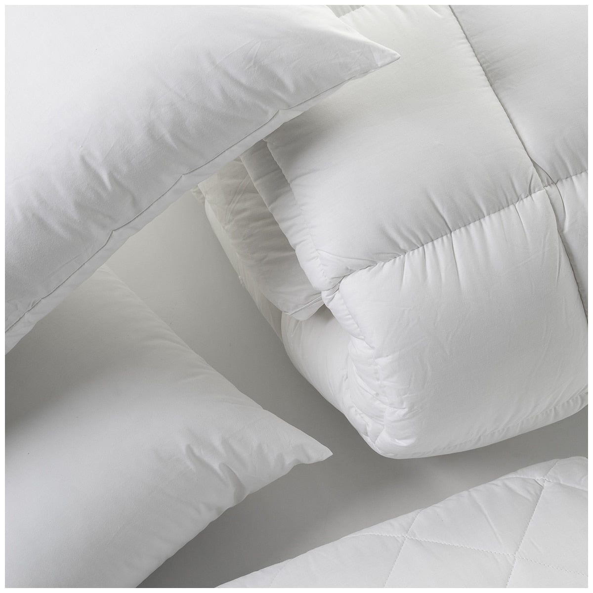 Jason Allergy Sensitive King Mattress Protector - Anti-Microbial, Machine Washable