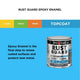 White Knight Rust Guard Epoxy Enamel Paint 250ml - Machinery Grey - UV Resistant