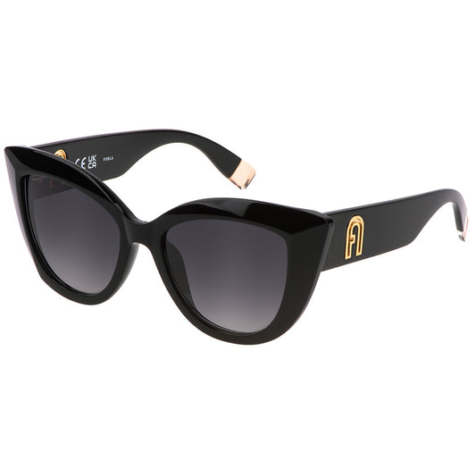 Furla SFU711 Women's Sunglasses Shiny Black