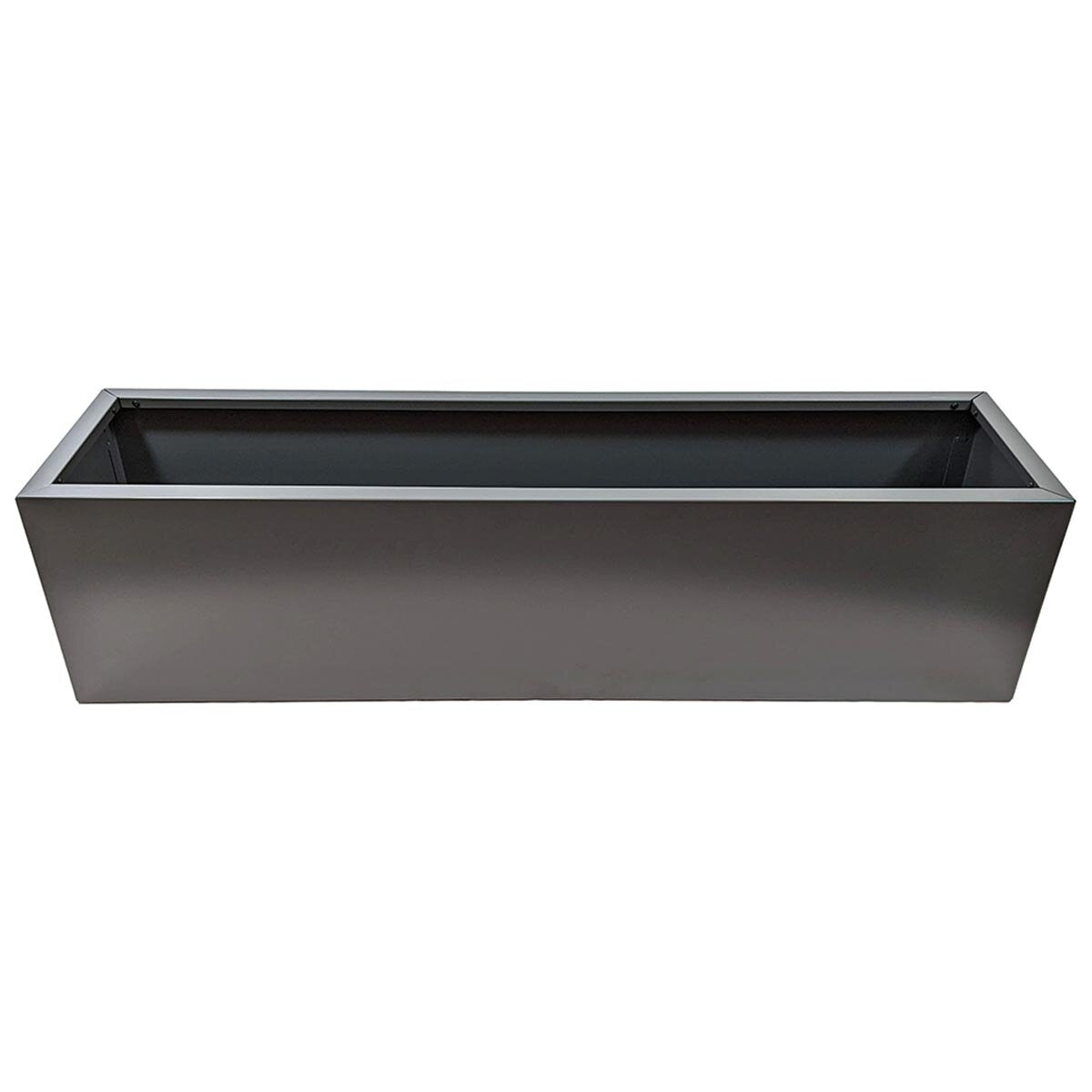 Greenlife Metal Designer Planter Box 1200 x 300 x 300mm Charcoal