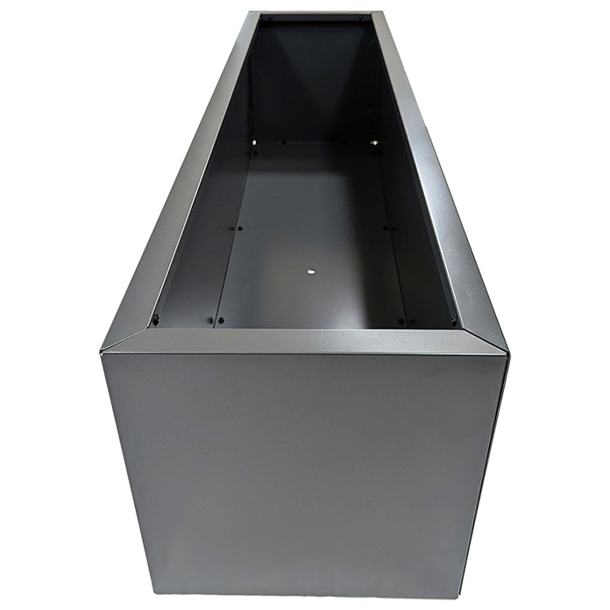 Greenlife Metal Designer Planter Box 1200 x 300 x 300mm Charcoal