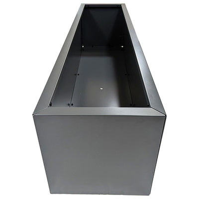 Greenlife Metal Designer Planter Box 1200 x 300 x 300mm Charcoal