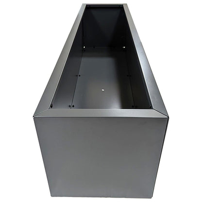 Greenlife Metal Designer Planter Box 1200 x 300 x 300mm Charcoal