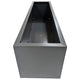 Greenlife Metal Designer Planter Box 1200 x 300 x 300mm Charcoal – view 3