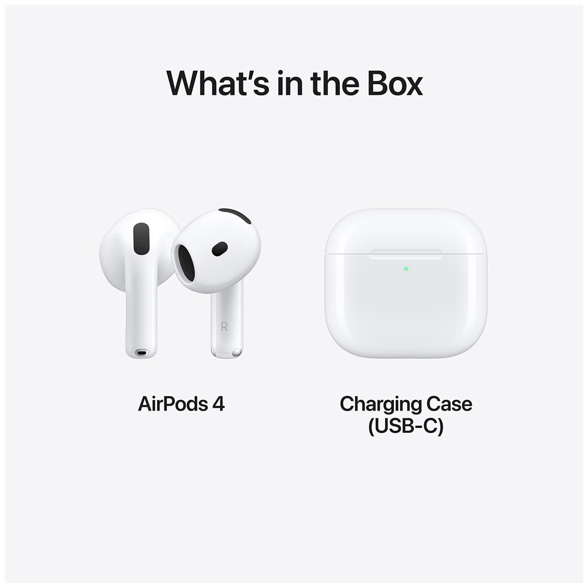 Apple AirPods (4th Generation) – True Wireless Earbuds with USB‑C Charging Case & Spatial Audio