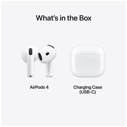 Apple AirPods (4th Generation) – True Wireless Earbuds with USB‑C Charging Case & Spatial Audio