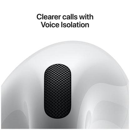Apple AirPods (4th Generation) – True Wireless Earbuds with USB‑C Charging Case & Spatial Audio