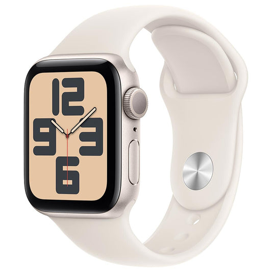 Apple Watch SE GPS 40mm Starlight Aluminium Case With Starlight Sport Band M/L