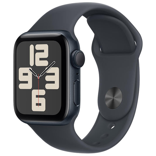 Apple Watch SE GPS 44mm Midnight Aluminium Case With Midnight Sport Band S/M