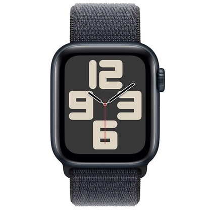 Apple Watch SE GPS 44mm Midnight Aluminium Case With Ink Sport Loop