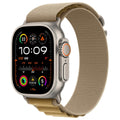 Apple Watch Ultra 2 GPS + Cellular 49mm Natural Titanium Case With Tan Alpine Loop Small