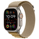 Apple Watch Ultra 2 GPS + Cellular 49mm Natural Titanium Case With Tan Alpine Loop Small