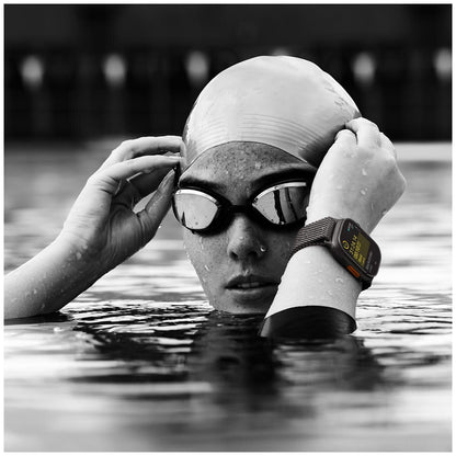 Apple Watch Ultra 2 GPS + Cellular 49mm Natural Titanium Case With Blue Trail Loop S/M