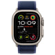 Apple Watch Ultra 2 GPS + Cellular 49mm Natural Titanium Case With Blue Trail Loop M/L – view 2