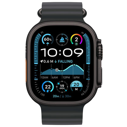 Apple Watch Ultra 2 GPS + Cellular 49mm Black Titanium Case With Black Ocean Band