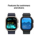 Apple Watch Ultra 2 GPS + Cellular 49mm Black Titanium Case With Dark Green Alpine Loop Large – view 5