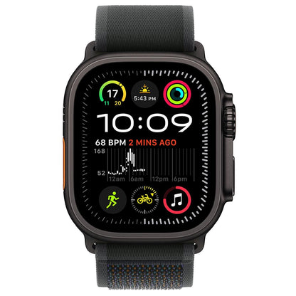 Apple Watch Ultra 2 GPS + Cellular 49mm Black Titanium Case With Black Trail Loop S/M
