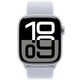 Apple Watch Series 10 GPS 46mm Silver Aluminium Case with Blue Cloud Sport Loop – view 2