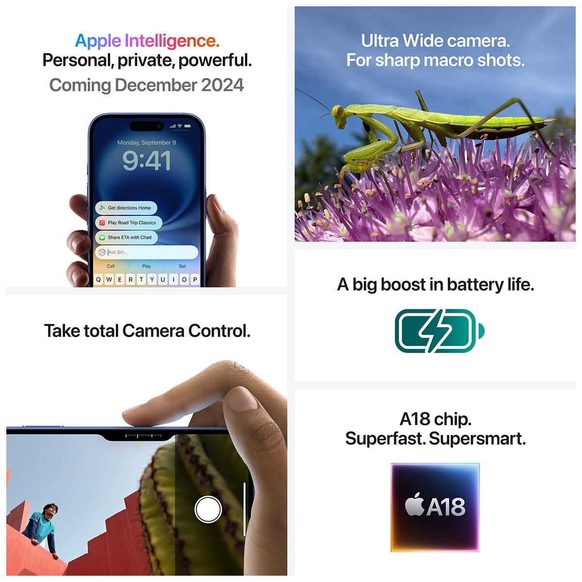 Apple iPhone 16 256GB Teal - Stunning 6.1" Super Retina XDR Display, Ultra-Fast A15 Bionic Chip