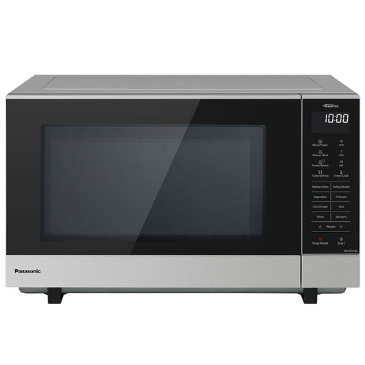 Panasonic 27L Flatbed Inverter Microwave Oven 1000W Stainless Steel with 17 Menus NNSF57QSQPQ