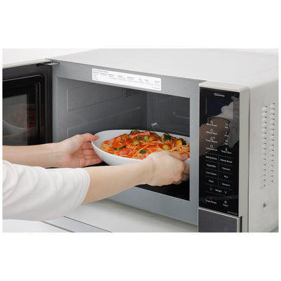 Panasonic 27L Flatbed Inverter Microwave Oven 1000W Stainless Steel with 17 Menus NNSF57QSQPQ