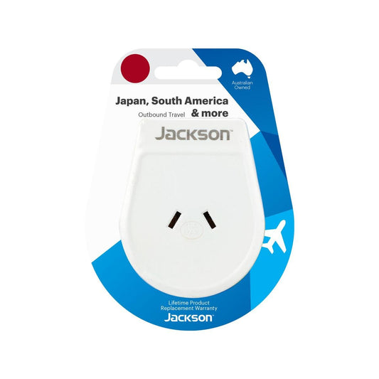 Jackson Japan South America Travel Adaptor - Compact 1 Outlet - PTA8813M